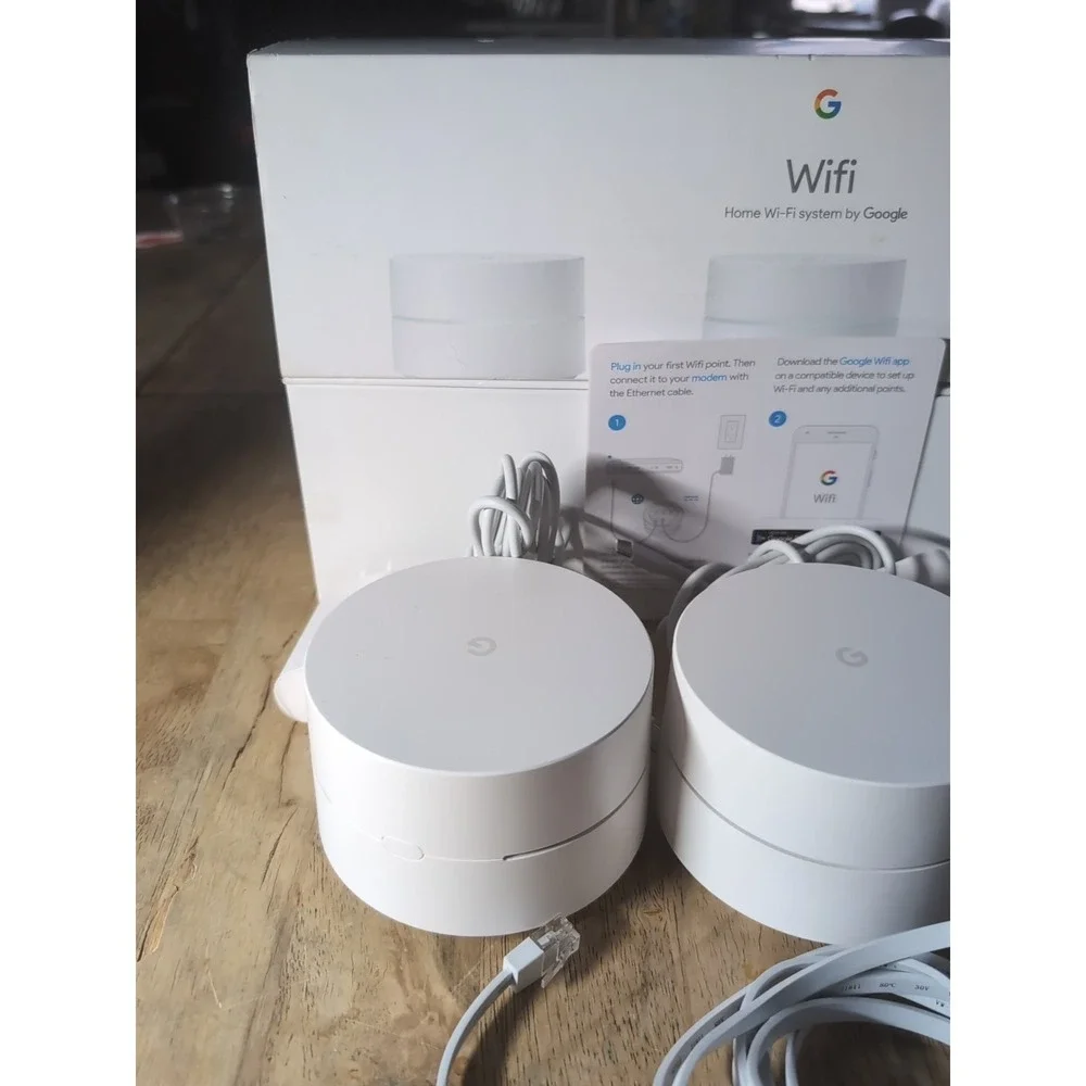 Google WiFi System Whole Home Mesh Router - 3 Pack (Open Box)‎